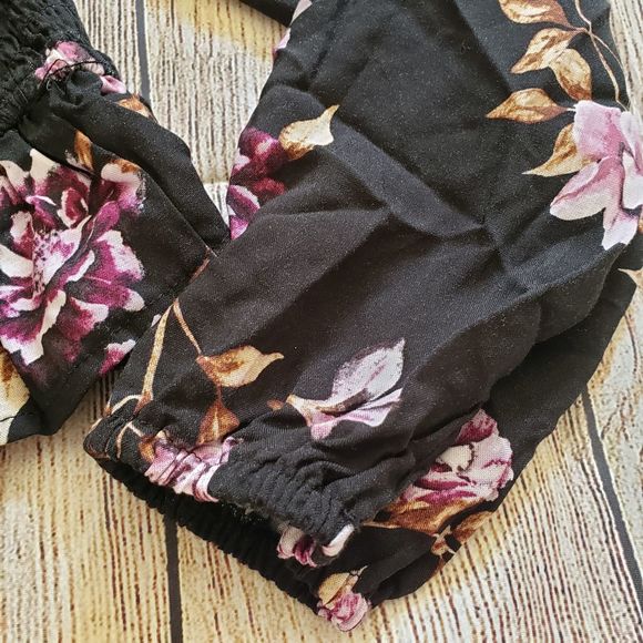 WILD FABLE floral bustier off shoulder blouse - Picture 4 of 9